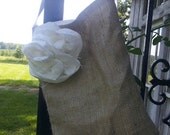 Farmhouse Reversible Linen Tote Bag