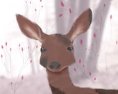 Oh Deer Illustration Print