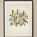 Retro Kitchen Coffee Cups 11x14 Art Print