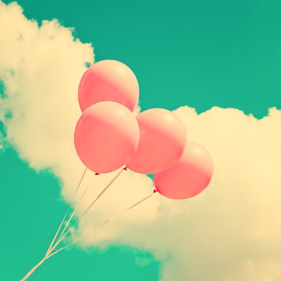 Carnival photography, balloons photography, summer photography, pink, nursery art, nursery decor, balloon, photography, spring