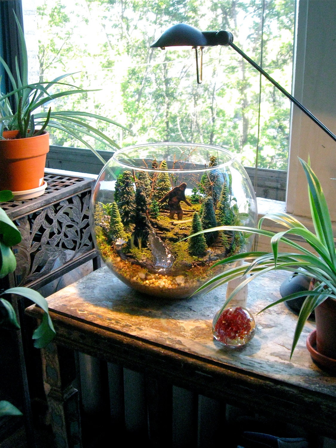 Sasquatch Country - Bigfoot Forest - Deluxe Terrarium / Diorama