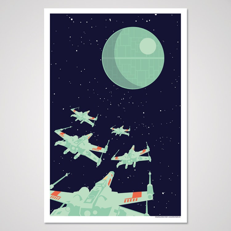Rouge Squadron - 12x18 Art Print