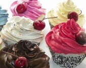 Custom made to order fake Cupcake or Cupcakes,you design standard size, add a hook to make it an ornament