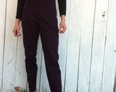 early 1990s plum high waist tapered pants (the limited)