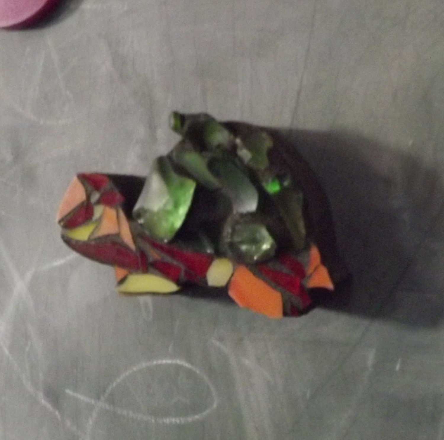 Mosaic Turtle magnet