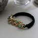 Chunky Chain & Lace Bracelet