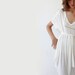 White tunic , Oversize mini dress.