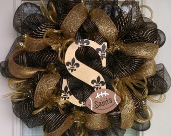 New Orleans Saints Wreath