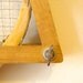 Wooden Tennis Racket With Wooden Bracket Holder - Olympics - Sports - 1960's