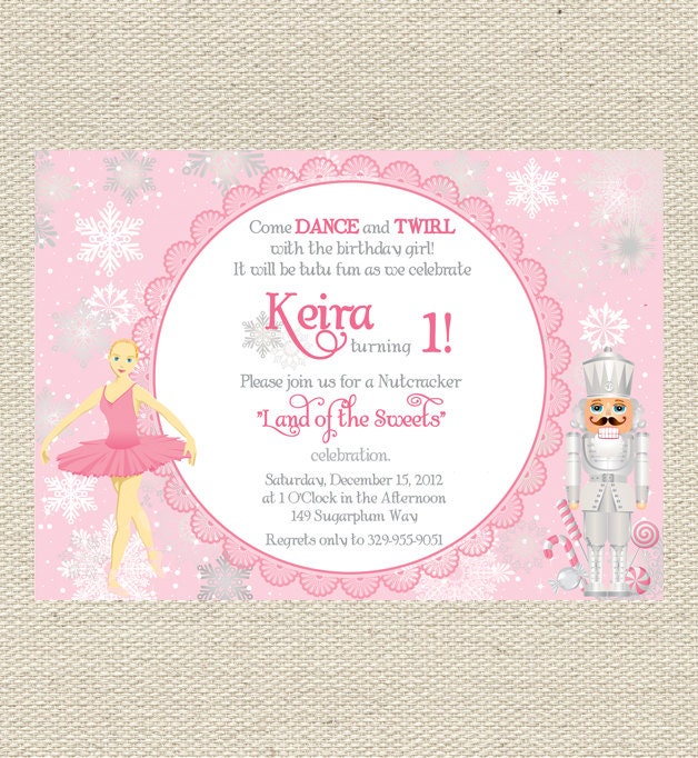 Nutcracker Birthday Invitation Printable Il_570xn