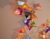 Paper Pyramid Light Garland - The Kaleidoscope - Long Strand