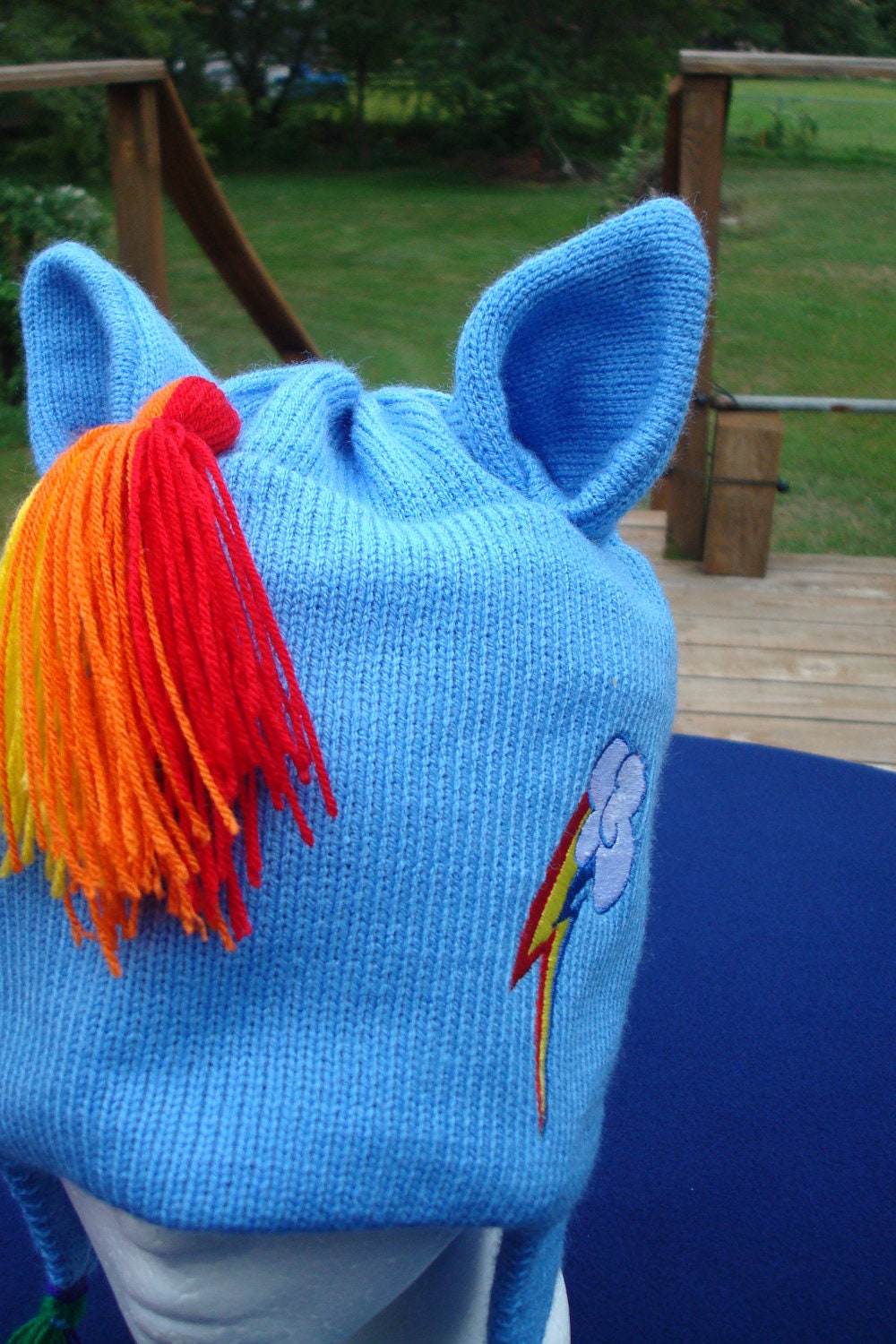 Rainbow Dash Ear Flap Hat
