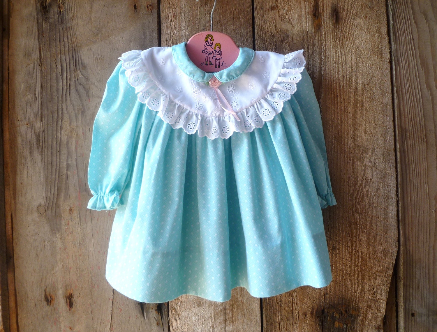 vintage Polly Flinders baby dress // size 12-18 months - farmhousevoguekids