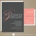 Simple Ampersand Modern Wedding Invitation & RSVP Set - CUSTOMIZE Colors and Content - Digital Files OR Printed Sets