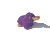 Needle Felted Platypus Plush - Miniature Amigurumi Soft Sculpture (Bellweed)