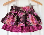 SALE Double Ruffle Skirt  7/8 only -- ships today