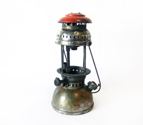 Petromax 828 Rapid - kerosene (paraffin) pressure lantern - Vintage lantern lamp - industrial decor