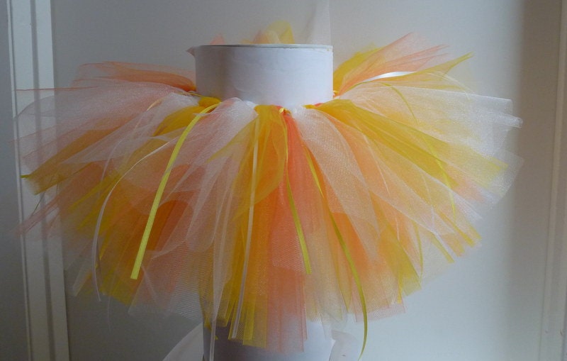 Tutu, Candy Corn Costume Tutu, Girl Photo Prop