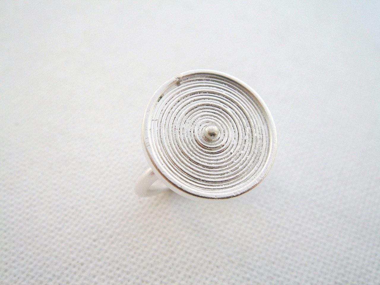Sterling Silver Circle Ring