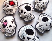 Day of the Dead Catnip Skull Toy