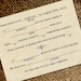 Mad Libs Inspired Vintage Typewriter Wedding RSVP Postcard - Double Sided Respond Card - Old Fashioned Style - Printable DIY
