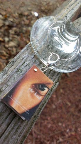 Miniature Book Charms - Wine Glass Charm - You Choose The Books You Love