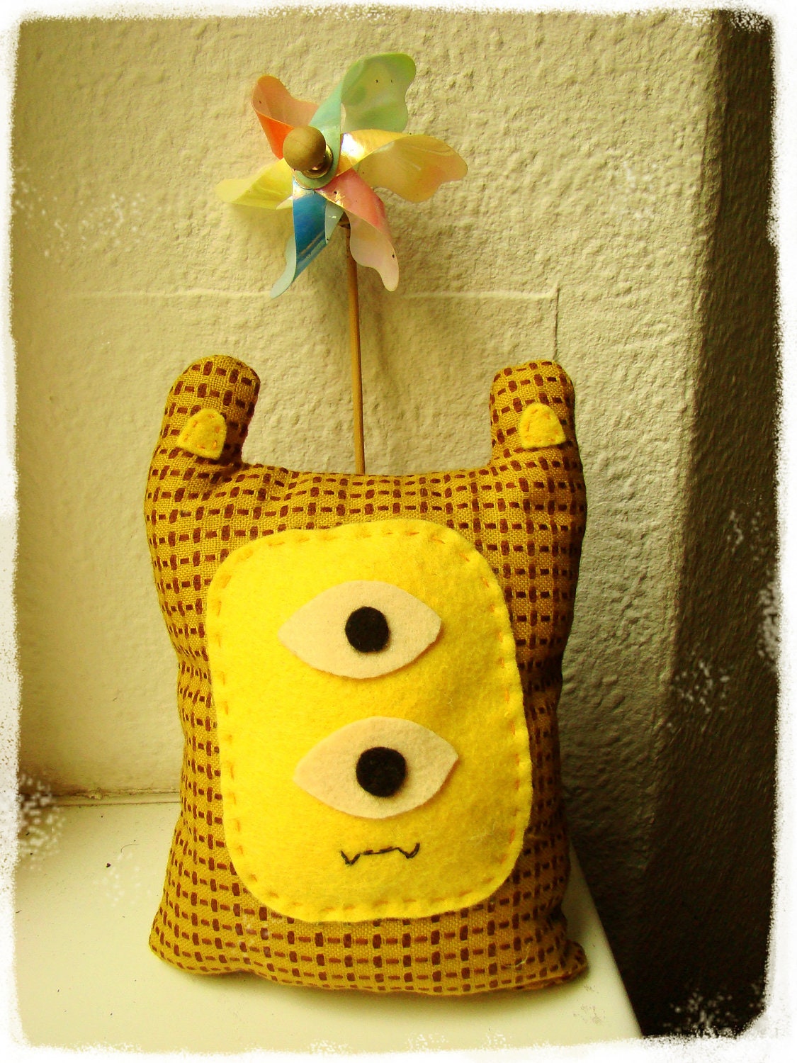 Yellow Monster Plush