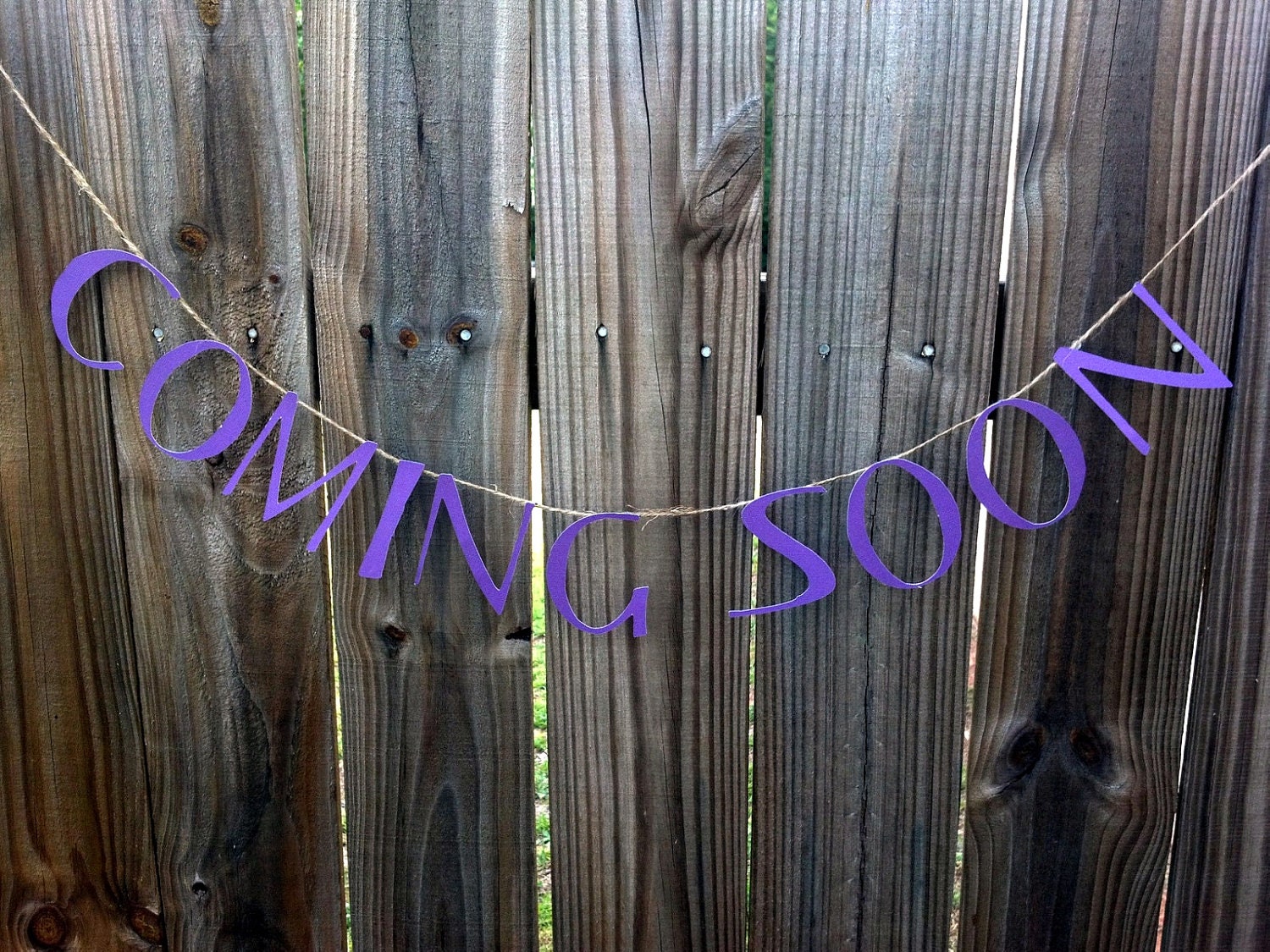 Coming Soon announcement banner
