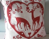Stag Deer Scandinavian pillow cushion cover