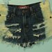 Vintage Levi Dip Dyed Denim High Waisted Shorts