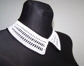 Collar Necklace White and Black Fashion accessories Mothers day gift Ready to ship