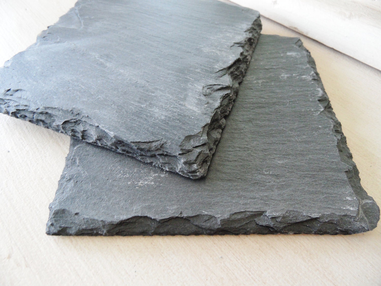 Square Slate Coasters (Set of 4)