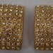 80s Ellen design chunky rhinestone earrings