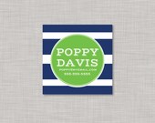 Bold Stripe Calling Card