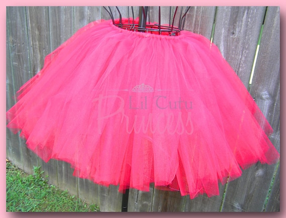Gabrielle - Red Tutu - Available in Baby, Toddler to Adult Sizes