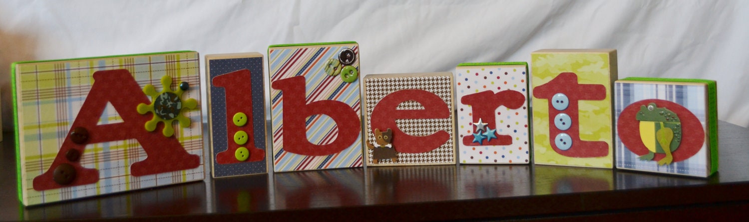 name blocks, boy's room  custom blocks, Photo Shoot Prop, Baby Shower Gift, Nursery Decor, Newborn Photo Prop, Wood Name Blocks