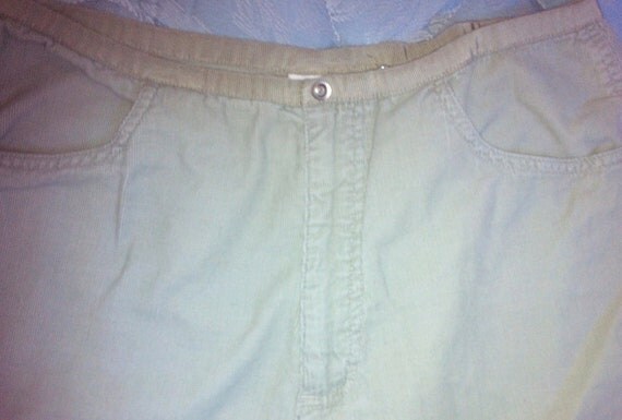Cordoroy Beige Shorts Cut Distressed High Waisted Denim Jean Shorts Size 12