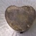 Vintage Heart Jewelry Box 70s Metal Ornate Trinket Box Home Decor Gem Container GVS team