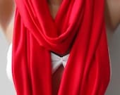 Tube Scarf, Infinity Scarf Loop Scarf Circle Scarf -  It made with good quality Cotton Jersey  fabric...pomegranate flower