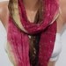 Infinity Scarf Loop Scarf Circle Scarf - Elegant -   It made with good quality chiffon fabric