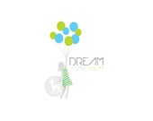 Ready Made, Simple Silhouette Woman with Balloons illustration Logo Design for your Business (OAK design)