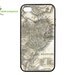 iPhone 4 Case - Vintage Boston Map -- Rubber Bumper Case for iPhone 4 and iPhone 4S