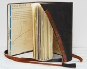 Leather Bound Handmade Journal Cane River Plantation Louisiana Creole Travel Diary Art Notebook (119)
