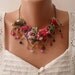 Mother's Day - Special Design - Perfect Gift - Crochet and Bead Necklace