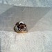 Sweet Vintage Two Tone Red Rose Heart Locket Pendant Estate Jewelry Victorian Retro