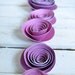 Purple Paper Flowers Set of 25 Flowers