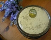 Lavender Bath Powder Collectible Tin