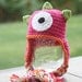 Custom Monster Earflap Hat (Newborn-Child)