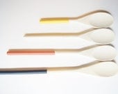 Wooden Spoons Set of 4: Retro, Modern Home Decor - WindandWillowHome Wooden Spoons Set of 4: Retro, Modern Home Decor - WindandWillowHome