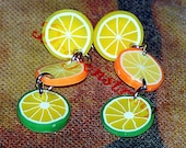 Citrus Dangle Earrings FREE SHIPPING